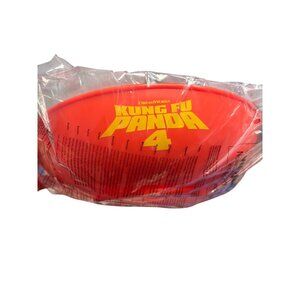 Dreamworks Kung Fu Panda 4 Red Plastic Popcorn Bowl Bucket 2024 AMC Movie